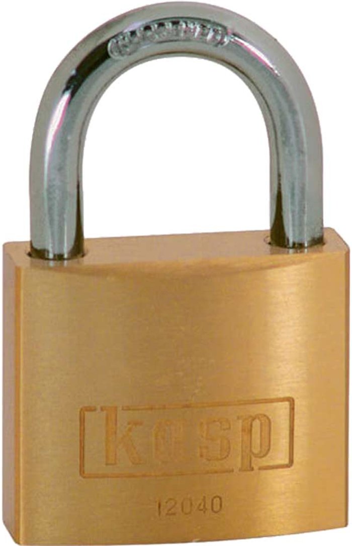 Tooled Up | KASP Kasp 120 Series Brass Padlock 40mm Standard KASP Kasp 120 Series Brass Padlock 40mm Standard