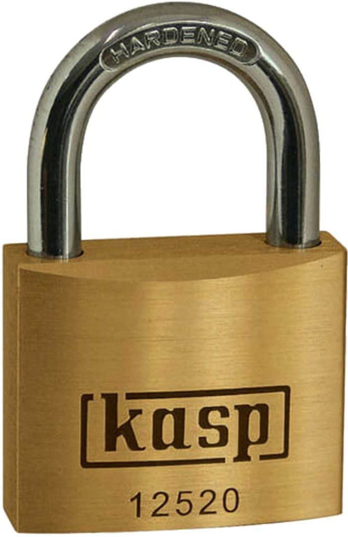 Tooled Up | KASP Kasp 125 Series Premium Brass Padlock 20mm Standard KASP Kasp 125 Series Premium Brass Padlock 20mm Standard