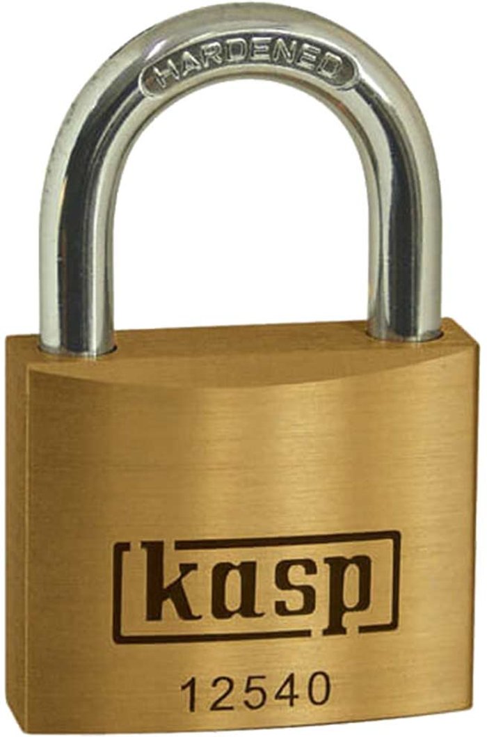Tooled Up | KASP Kasp 125 Series Premium Brass Padlock 40mm Standard KASP Kasp 125 Series Premium Brass Padlock 40mm Standard
