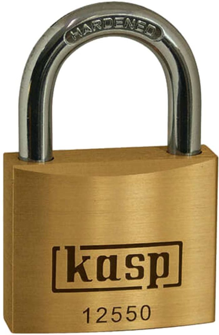 Tooled Up | KASP Kasp 125 Series Premium Brass Padlock Keyed Alike 50mm Standard 25507 KASP Kasp 125 Series Premium Brass Padlock Keyed Alike 50mm Standard 25507