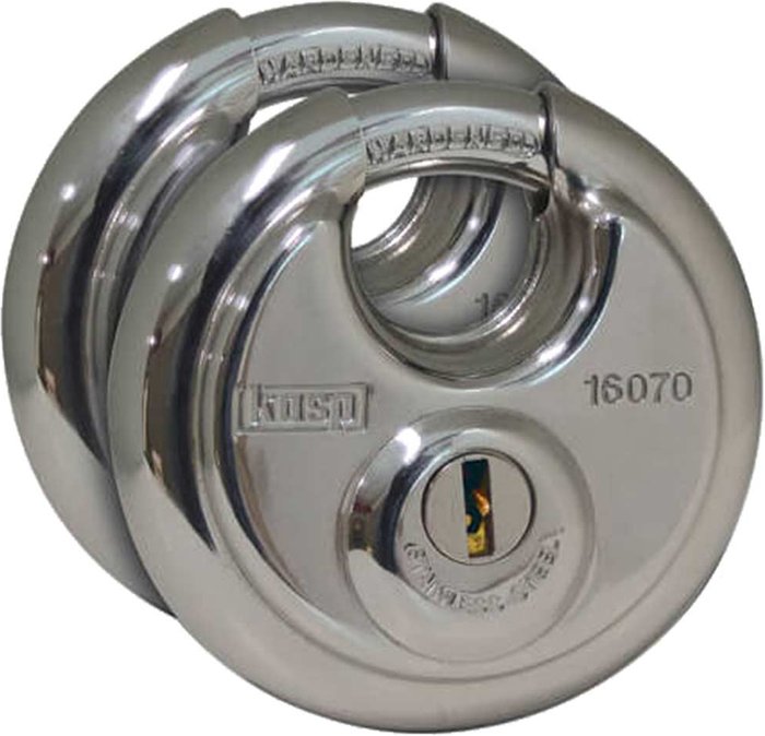 Tooled Up | KASP Kasp 160 Series Disc Padlock Keyed Alike 70mm Standard 60702 KASP Kasp 160 Series Disc Padlock Keyed Alike 70mm Standard 60702