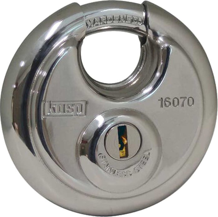 Tooled Up | KASP Kasp 160 Series Disc Padlock Keyed Alike 70mm Standard 60701 KASP Kasp 160 Series Disc Padlock Keyed Alike 70mm Standard 60701