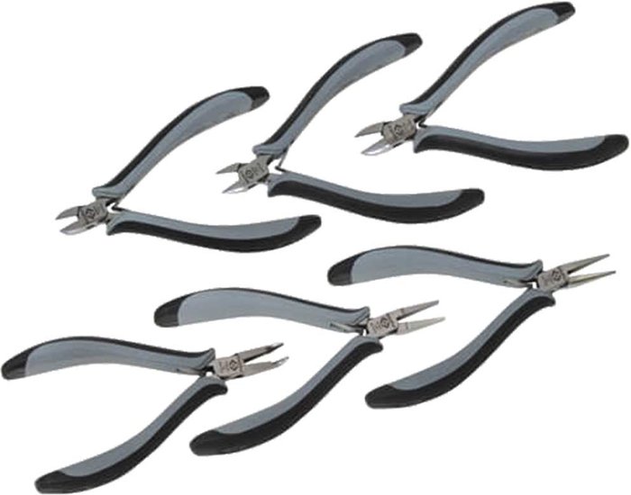 Tooled Up | CK Tools CK 6 Piece Sensoplus ESD Plier and Cutter Set CK Tools CK 6 Piece Sensoplus ESD Plier and Cutter Set