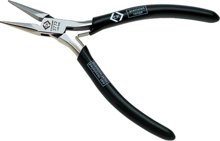 Tooled Up | CK Tools CK Precision Snipe Nose Serrated Jaws Pliers 120mm CK Tools CK Precision Snipe Nose Serrated Jaws Pliers 120mm