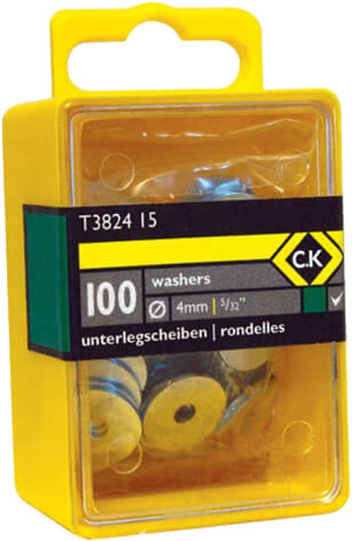 Tooled Up | CK Tools CK Pop Rivet Washers 4mm Pack of 100 CK Tools CK Pop Rivet Washers 4mm Pack of 100