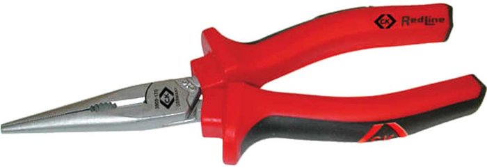 Tooled Up | CK Tools CK RedLine Snipe Nose Pliers 140mm CK Tools CK RedLine Snipe Nose Pliers 140mm