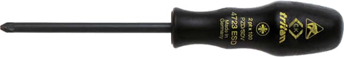 Tooled Up | CK Tools CK Triton ESD Pozi Screwdriver PZ1 80mm CK Tools CK Triton ESD Pozi Screwdriver PZ1 80mm