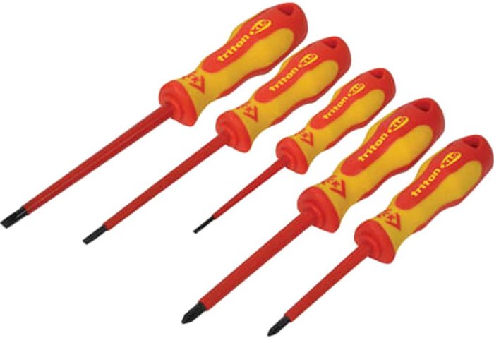 Tooled Up | CK Tools CK Triton 5 Piece XLS VDE Insulated Screwdriver Set CK Tools CK Triton 5 Piece XLS VDE Insulated Screwdriver Set