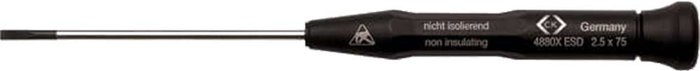 Tooled Up | CK Tools CK Xonic ESD Precision Parallel Slotted Screwdriver 3mm 150mm CK Tools CK Xonic ESD Precision Parallel Slotted Screwdriver 3mm 150mm