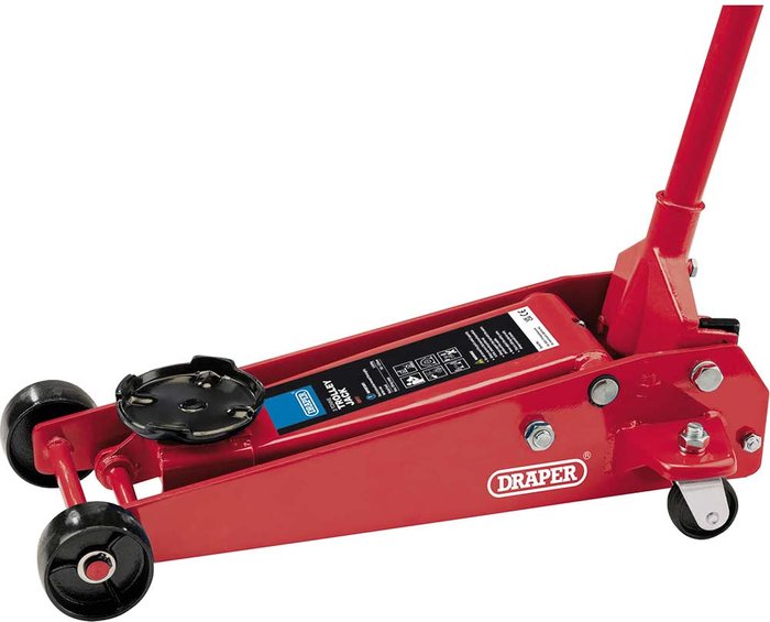 Tooled Up | Draper Draper 3t Heavy Duty Garage Trolley Jack 3 Tonne Draper Draper 3t Heavy Duty Garage Trolley Jack 3 Tonne