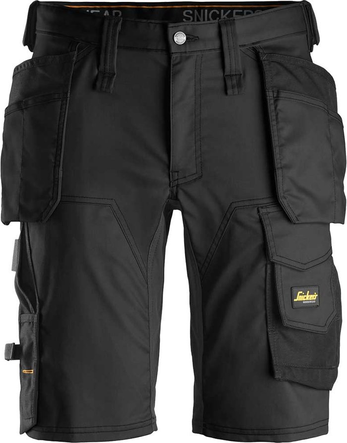 Tooled Up | Snickers Snickers 6141 Allround Work Stretch Slim Fit Holster Pockets Shorts Black 36 Snickers Snickers 6141 Allround Work Stretch Slim Fit Holster Pockets Shorts Black 36