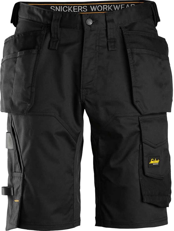 Tooled Up | Snickers Snickers 6151 Allround Work Stretch Loose Fit Holster Pockets Shorts Black 50 Snickers Snickers 6151 Allround Work Stretch Loose Fit Holster Pockets Shorts Black 50