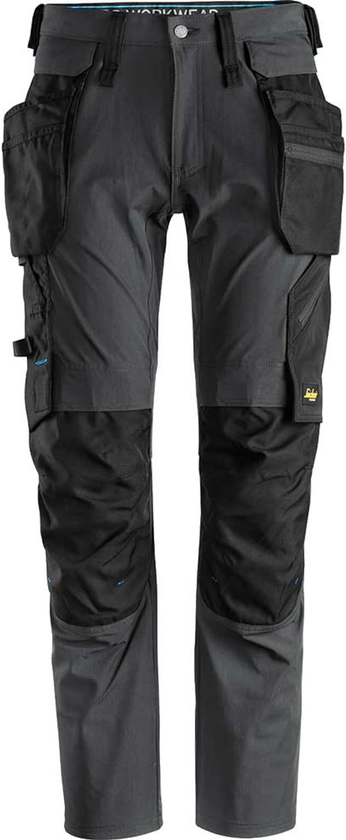 Tooled Up | Snickers Snickers 6208 Lite Work Stretch Trousers Holster Pockets Steel Grey / Black 39 Snickers Snickers 6208 Lite Work Stretch Trousers Holster Pockets Steel Grey / Black 39
