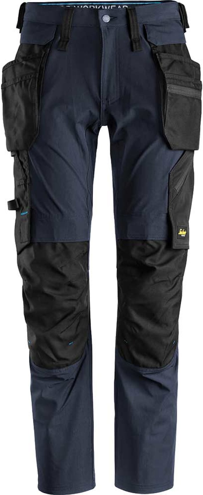 Tooled Up | Snickers Snickers 6208 Lite Work Stretch Trousers Holster Pockets Navy / Black 36 Snickers Snickers 6208 Lite Work Stretch Trousers Holster Pockets Navy / Black 36