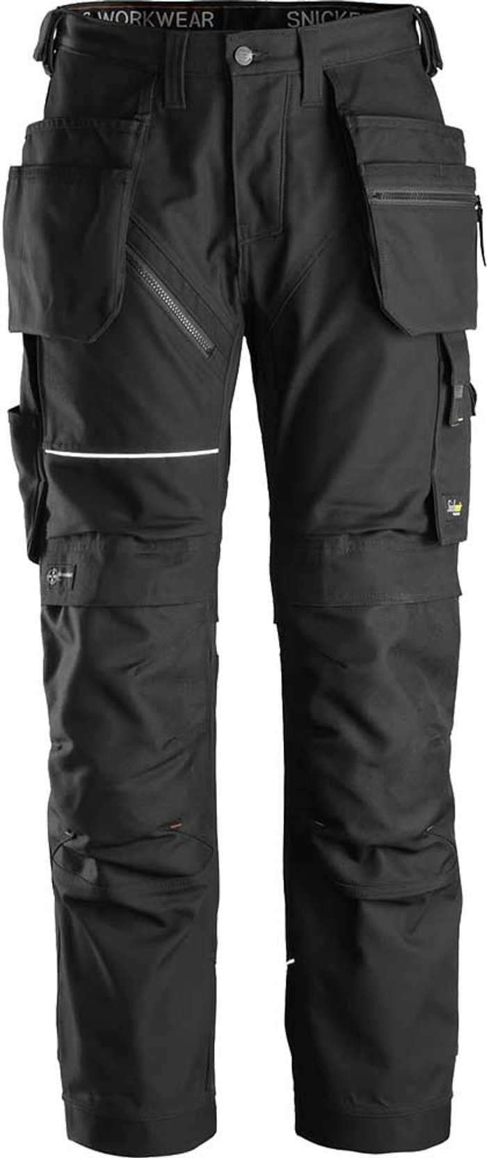 Tooled Up | Snickers Snickers 6214 Ruff Work Canvas Trousers Holster Pockets Black 39 Snickers Snickers 6214 Ruff Work Canvas Trousers Holster Pockets Black 39