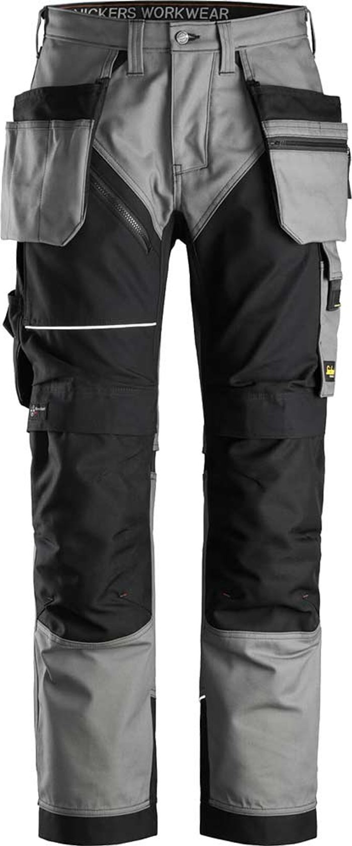 Tooled Up | Snickers Snickers 6214 Ruff Work Canvas Trousers Holster Pockets Grey / Black 35 Snickers Snickers 6214 Ruff Work Canvas Trousers Holster Pockets Grey / Black 35