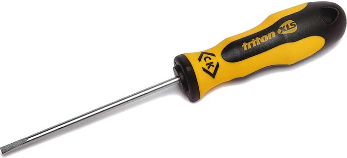 Tooled Up | CK Tools CK Triton XLS Parallel Slotted Screwdriver 4mm 100mm CK Tools CK Triton XLS Parallel Slotted Screwdriver 4mm 100mm