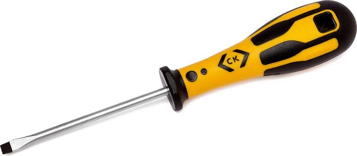 Tooled Up | CK Tools CK Dextro Flared Slotted Screwdriver 10mm 200mm CK Tools CK Dextro Flared Slotted Screwdriver 10mm 200mm