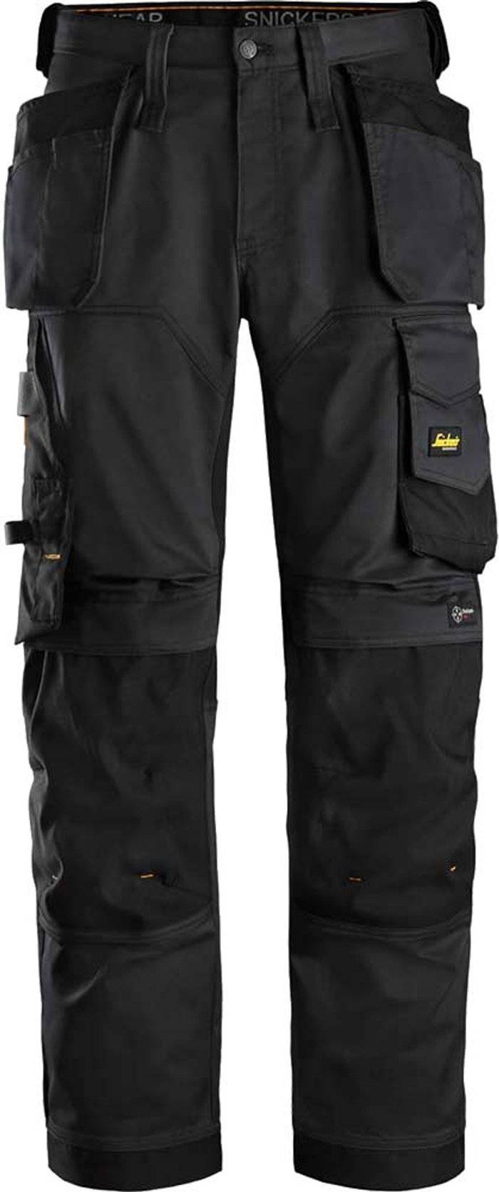 Tooled Up | Snickers Snickers 6251 Allround Work Stretch Loose Fit Trousers Holster Pockets Black 31 Snickers Snickers 6251 Allround Work Stretch Loose Fit Trousers Holster Pockets Black 31