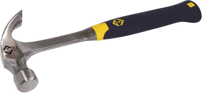 Tooled Up | CK Tools CK Anti Vibe Forged Claw Hammer 450g CK Tools CK Anti Vibe Forged Claw Hammer 450g