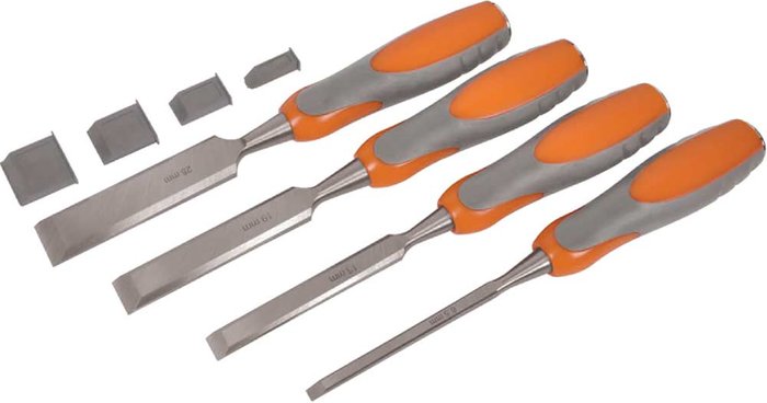 Tooled Up | Avit Avit 4 Piece Wood Chisel Set Avit Avit 4 Piece Wood Chisel Set