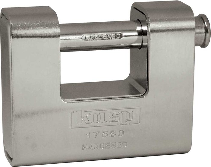 Tooled Up | KASP Kasp 175 Series Armoured Shutter Padlock 80mm Standard KASP Kasp 175 Series Armoured Shutter Padlock 80mm Standard