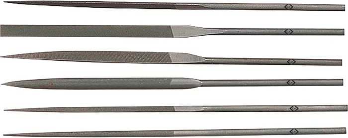 Tooled Up | CK Tools CK 6 Piece Needle File Set CK Tools CK 6 Piece Needle File Set