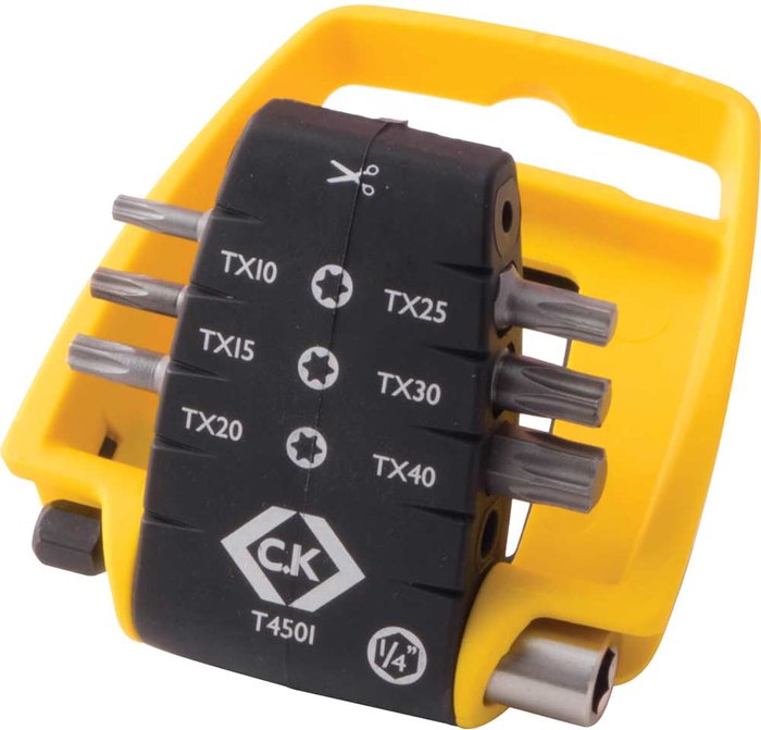 Tooled Up | CK Tools CK 7 Piece Torx Screwdriver Bit Set CK Tools CK 7 Piece Torx Screwdriver Bit Set