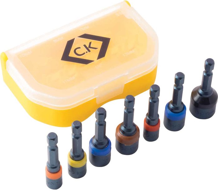 Tooled Up | CK Tools CK 7 Piece Magnetic Nut Driver Set CK Tools CK 7 Piece Magnetic Nut Driver Set