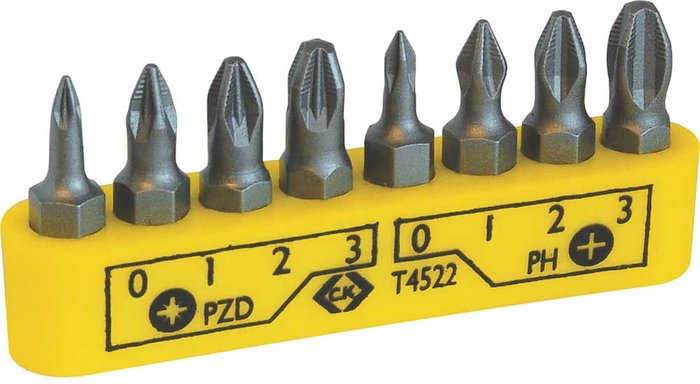 Tooled Up | CK Tools CK 8 Piece Screwdriver Bit Set CK Tools CK 8 Piece Screwdriver Bit Set