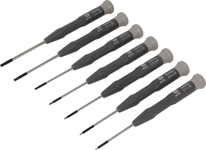 Tooled Up | CK Tools CK Xonic 7 Piece Hexagon Precision Screwdriver Set CK Tools CK Xonic 7 Piece Hexagon Precision Screwdriver Set