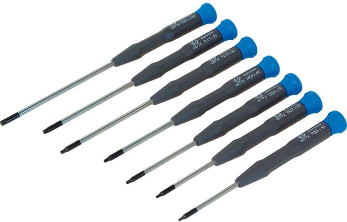 Tooled Up | CK Tools CK Xonic 7 Piece Torx Precision Screwdriver Set CK Tools CK Xonic 7 Piece Torx Precision Screwdriver Set