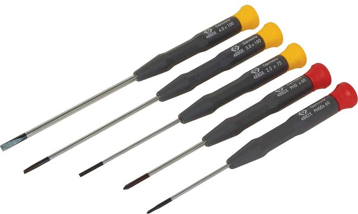 Tooled Up | CK Tools CK Xonic 5 Piece Precision Screwdriver Set CK Tools CK Xonic 5 Piece Precision Screwdriver Set