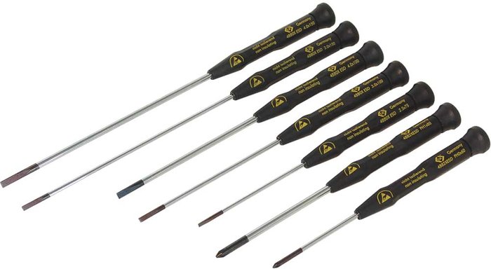 Tooled Up | CK Tools CK Xonic 7 Piece ESD Precision Screwdriver Set CK Tools CK Xonic 7 Piece ESD Precision Screwdriver Set