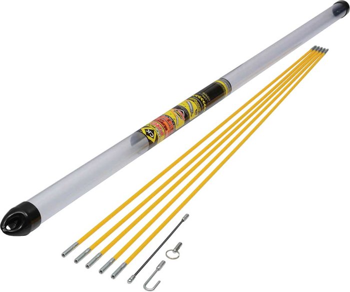 Tooled Up | CK Tools CK Mighty Rod PRO 5 Metre Cable Rod Starter Set CK Tools CK Mighty Rod PRO 5 Metre Cable Rod Starter Set