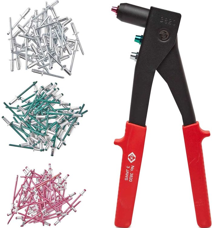 Tooled Up | CK Tools CK Pop Hand Riveter Set CK Tools CK Pop Hand Riveter Set