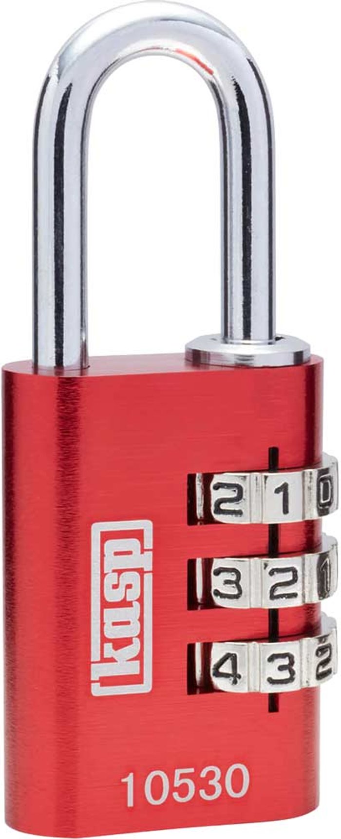 Tooled Up | KASP Kasp Aluminium Combination Coloured Padlock 30mm Red Standard KASP Kasp Aluminium Combination Coloured Padlock 30mm Red Standard