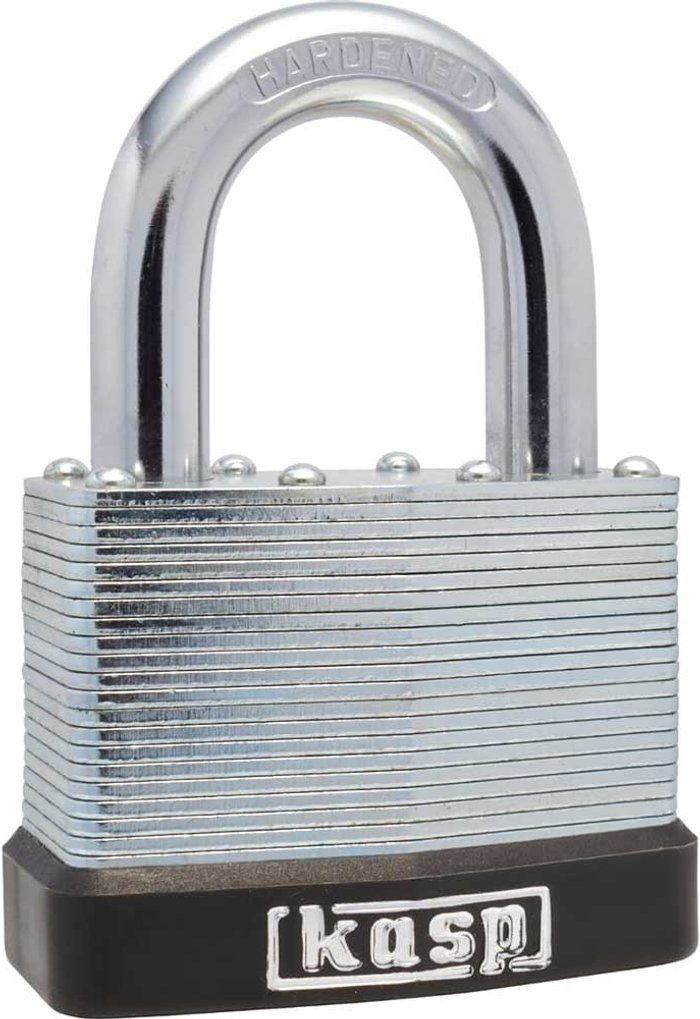 Tooled Up | KASP Kasp 130 Series Laminated Steel Padlock 60mm Standard KASP Kasp 130 Series Laminated Steel Padlock 60mm Standard