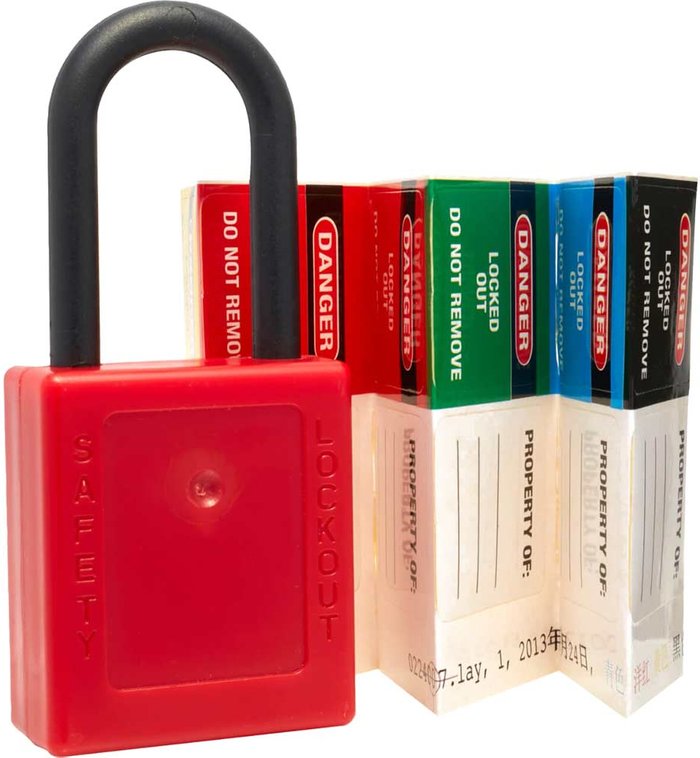 Tooled Up | KASP Kasp Nylon Safety Lockout Padlock and 6 Piece Sticker Set KASP Kasp Nylon Safety Lockout Padlock and 6 Piece Sticker Set