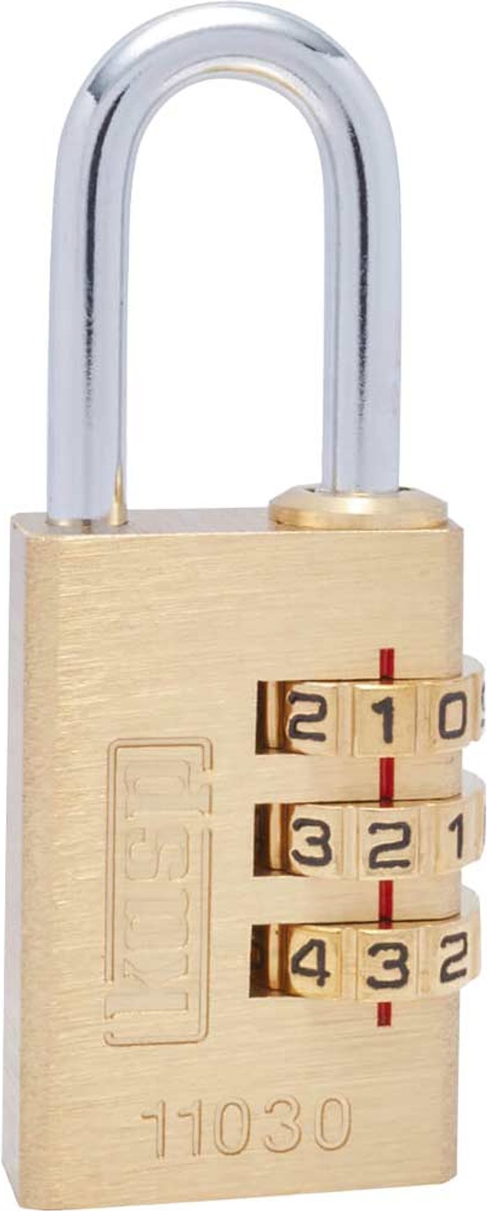 Tooled Up | KASP Kasp 110 Series Brass Combination Padlock 30mm Standard KASP Kasp 110 Series Brass Combination Padlock 30mm Standard