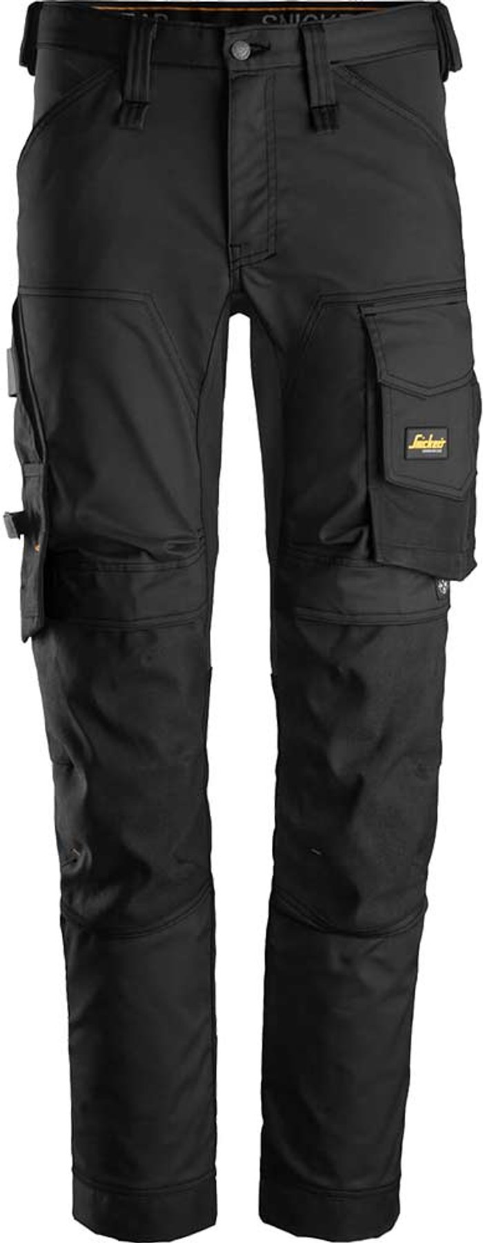 Tooled Up | Snickers Snickers 6341 Allround Work Stretch Slim Fit Trousers Black 38 Snickers Snickers 6341 Allround Work Stretch Slim Fit Trousers Black 38