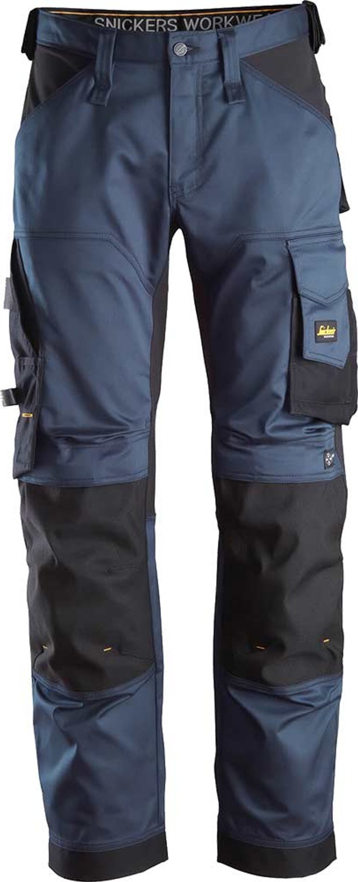 Tooled Up | Snickers Snickers 6351 Allround Work Stretch Loose Fit Trousers Navy / Black 41 Snickers Snickers 6351 Allround Work Stretch Loose Fit Trousers Navy / Black 41