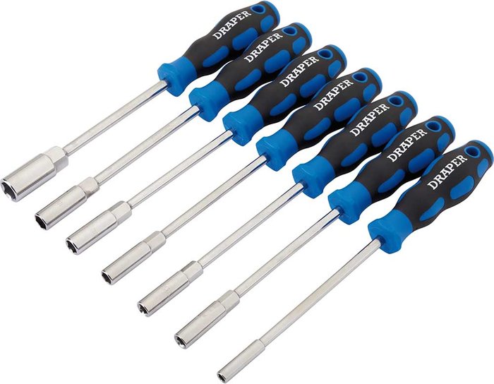 Tooled Up | Draper Draper 7 Piece Nut Spinner Set Draper Draper 7 Piece Nut Spinner Set