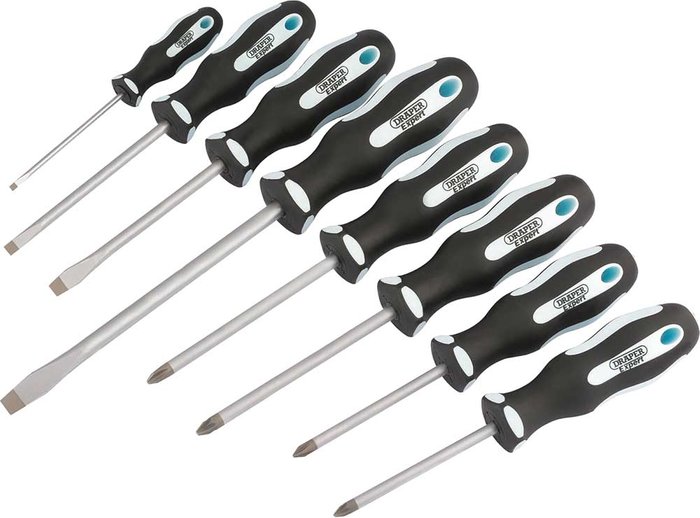 Tooled Up | Draper Draper 6 Piece Soft Grip Screwdriver Set Draper Draper 6 Piece Soft Grip Screwdriver Set
