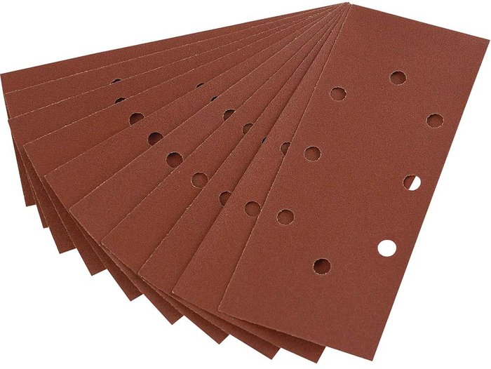 Tooled Up | Draper Draper Punched Clip On 1/3 Sanding Sheets 92mm x 230mm 120g Pack of 10 Draper Draper Punched Clip On 1/3 Sanding Sheets 92mm x 230mm 120g Pack of 10