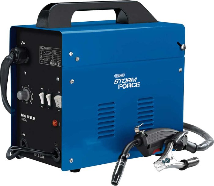 Tooled Up | Draper Draper MIG100 Gasless Turbo Mig Welder 240v Draper Draper MIG100 Gasless Turbo Mig Welder 240v