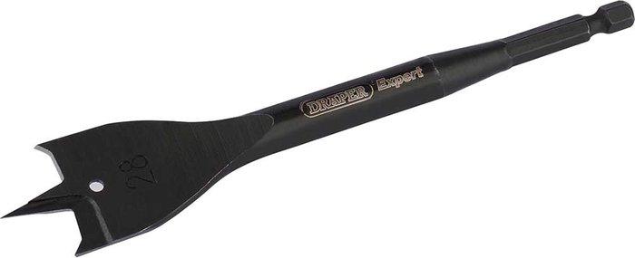Tooled Up | Draper Draper Expert Flat Wood Bit 28mm 150mm Draper Draper Expert Flat Wood Bit 28mm 150mm