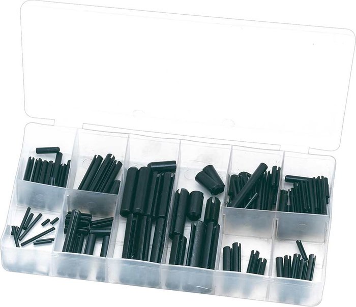 Tooled Up | Draper Draper 120 Piece Roll Pin Assortment Draper Draper 120 Piece Roll Pin Assortment