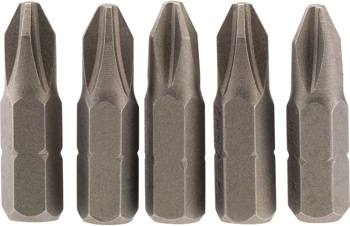 Tooled Up | Draper Draper Phillips Screwdriver Bit PH2 25mm Pack of 5 Draper Draper Phillips Screwdriver Bit PH2 25mm Pack of 5