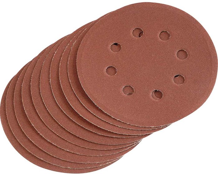 Tooled Up | Draper Draper Hook and Loop Sanding Discs 125mm 125mm 240g Pack of 10 Draper Draper Hook and Loop Sanding Discs 125mm 125mm 240g Pack of 10